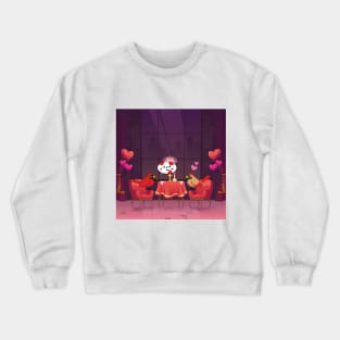 Northern Cardinal Birds Dinner Date Crewneck Sweatshirt